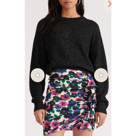 VERONICA BEARD RAVELLO SKIRT in PINK MULTI NWOT Size 2 - Picture 3 of 8
